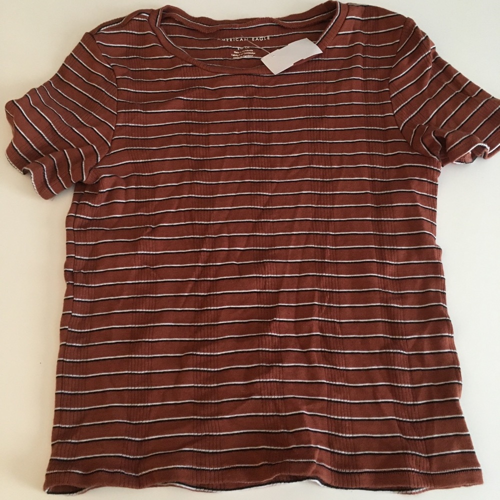 American eagle striped tee
